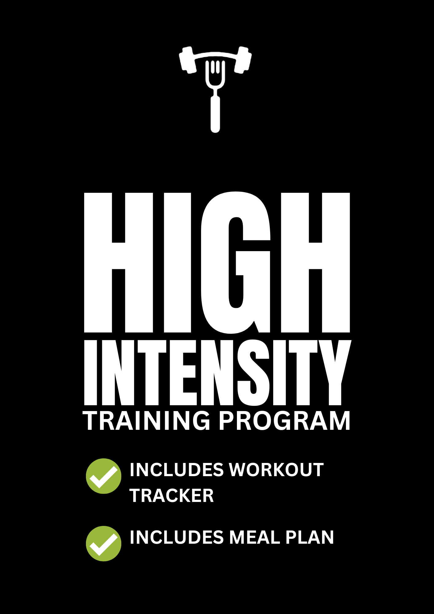 High Intensity Training eBook + Workout Tracker App bulkingnotsulking